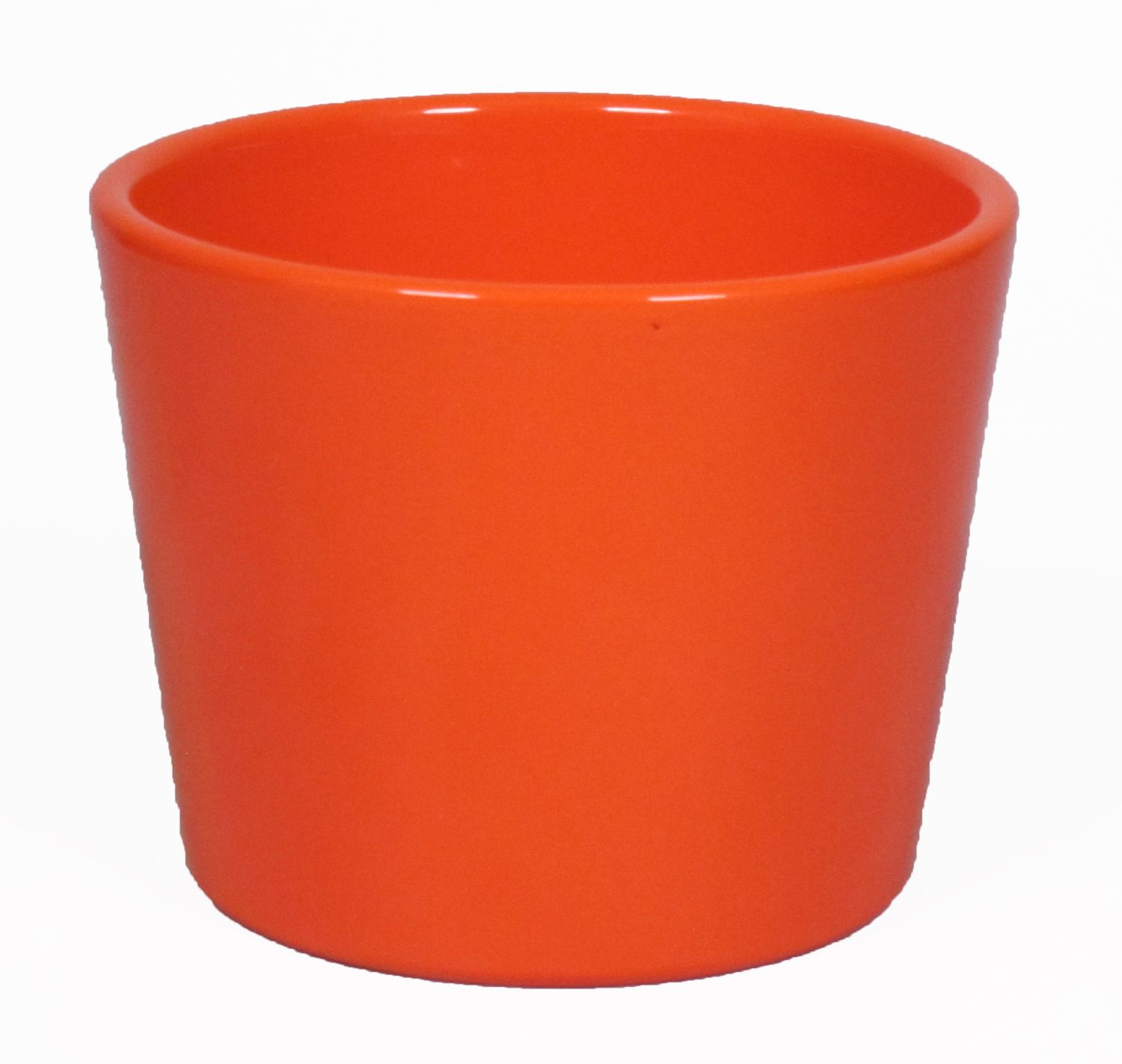 Napco Blumentopf Mit Geätztem Blatt-Design - Terrakotta, Orange, 12,7x13,3 Cm
