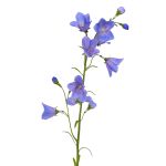 Kunst Glockenblume GISELA, blau, 65cm, Ø1-4cm