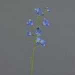 Kunst Glockenblume GISELA, blau, 65cm, Ø1-4cm