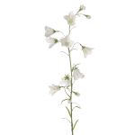 Kunst Glockenblume GISELA, weiß, 65cm, Ø1-4cm
