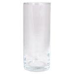 Glas Vase Zylinder SANYA OCEAN, klar, 20cm, Ø8,5cm