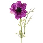 Kunstblume Anemone OKAPI, violett, 55cm, Ø10cm