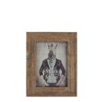 Holz Bilderrahmen ESKIL, bedruckt, braun, 17,5x12,5x2cm