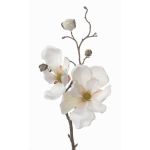 Kunstblume Magnolie MALBINE, weiß, 50cm, Ø7-10cm