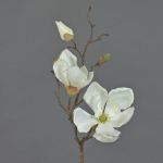 Kunstblume Magnolie MALBINE, weiß, 50cm, Ø7-10cm
