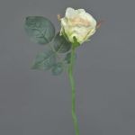 Kunst Rose ELLI, creme-rosa, 30cm, Ø6,5cm