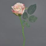 Kunst Rose ELLI, rosa, 30cm, Ø6,5cm