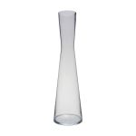 Schlanke Blumenvase SYRMA aus Glas, transparent, 40cm, Ø10cm