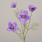 Kunst Blumenzweig Schmuckkörbchen PRESTIOSA, lila, 75cm, Ø6-11cm