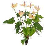 Kunst Anthurium NAKITA auf Steckstab, rosa-creme, 50cm