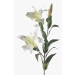 Dekoblume Lilie KIRSTEN, weiß, 85cm, Ø15cm