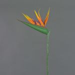 Künstliche Strelitzie ALLISSA, orange-violett, 90cm, 17x24cm