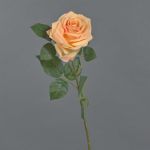 Künstliche Rose KAILIN, lachs-rosa, 65cm, Ø9cm