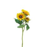Dekozweig Sonnenblume LINGYAN, gelb, 35cm