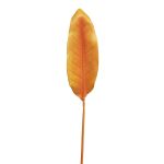 Plastik Blatt Strelitzien YISHAO, orange-rosa, 90cm