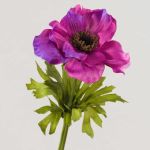 Textilblume Anemone FRANCA, pink, 35cm, Ø9cm