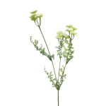 Deko Blumen Zweig Schafgarbe YISUAN, weiß, 50cm, Ø6cm