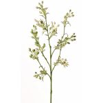 Kunst Myrte Zweig PALKA mit Beeren, grün-weiß, 65cm
