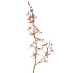Künstlicher Blumenzweig Cattleya Orchidee TRASSA, violett-weiß-gelb, 80cm, Ø4-8cm