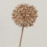 Unechter Allium HELLA, Glitzer, champagner, 45cm, Ø8cm