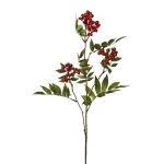 Kunstzweig Eberesche FRALIM mit Beeren, rot, 85cm