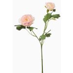 Kunstzweig Ranunkel FLORANCE, rosa-lachs, 45cm