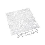 Raumteiler Elemente LUCIE, Linien, klar, 4er Set, 30cm