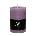 Stumpenkerze AURORA, mauve, 14cm, Ø10cm, 100h - Made in Germany