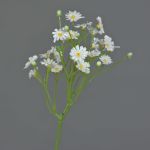Kunst Gänseblümchen BELINA, weiß, 30cm, Ø1-1,5cm