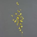 Deko Forsythien Zweig IHRANI, blühend, gelb, 90cm, Ø1,5-4cm