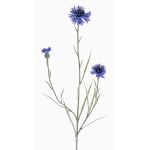 Kunst Kornblume KELSIE, blau, 65cm, Ø2,5-6cm