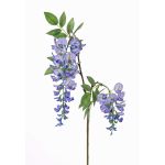 Kunst Blauregen Zweig NEZUMI, blühend, blau, 105cm