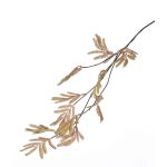 Kunst Zedernzweig ERRIS, gelb-rot, 85cm