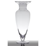 Pokalvase Glas KENDRA auf Standfuß, klar, 32cm, Ø12,5cm