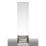 Glas Vase Zylinder SANYA EARTH, klar, 30cm, Ø9cm