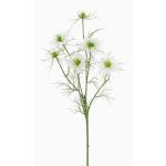 Kunst Schwarzkümmel SEVIN, weiß-grün, 65cm, Ø6-7cm
