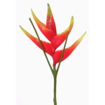 Kunst Helikonien Blüte TOMKE, rot-grün, 80cm, Ø18cm