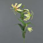 Künstliche Blume Ruhmeskrone CELESTE, gelb-pfirsich, 80cm, Ø6-12cm