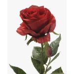 Plastik Rose BRINA, rot, 75cm, Ø9cm
