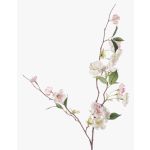 Deko Zierpfirsich Zweig CAMILLES, rosa-weiß, 80cm