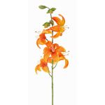 Kunst Tigerlilie ASHANTI, orange, 60cm, Ø10cm