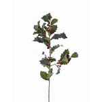 Deko Zweig Ilex TIBAR mit Beeren, grün, 75cm
