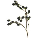 Künstlicher Zweig Brombeere URUMA mit Früchten, schwarz, 90cm