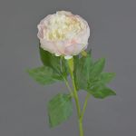 Plastikblume Pfingstrose SEDFY, creme-zartrosa, 60cm, Ø10cm