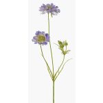 Kunst Scabiosa ANDIA, blau-lila, 80cm, Ø8-10cm