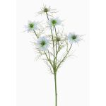 Kunst Schwarzkümmel SEVIN, hellblau-grün, 65cm, Ø6-7cm