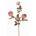 Unechter Rosen Zweig SITARA, Trockenoptik, altrosa, 75cm, Ø5-8cm