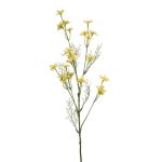 Dekozweig Akelei PORTICO, gelb, 75cm