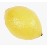 Dekoobst Zitrone BAIBA, gelb, 7,5cm, Ø5,5cm