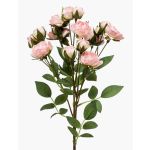 Künstliche Blume Rosenzweig TOSSA, rosa-creme, 60cm, Ø1-4cm